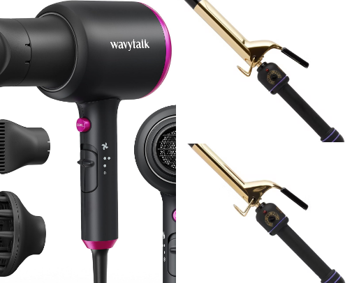 Hair Styling Tools on a Budget. cover photo collage