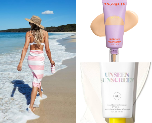 beach essentials cover photo collage