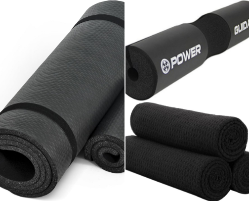 Home gym necessities 💪🏼 cover photo collage