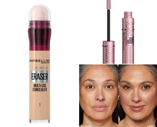 Favourite beauty products for over 40’s cover photo collage