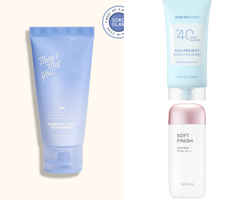 The K-Beauty Lovers' Guide to Sunscreen cover photo collage