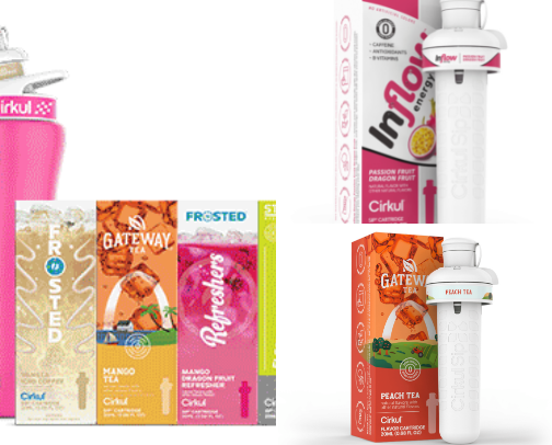 Cirkul Drinks cover photo collage