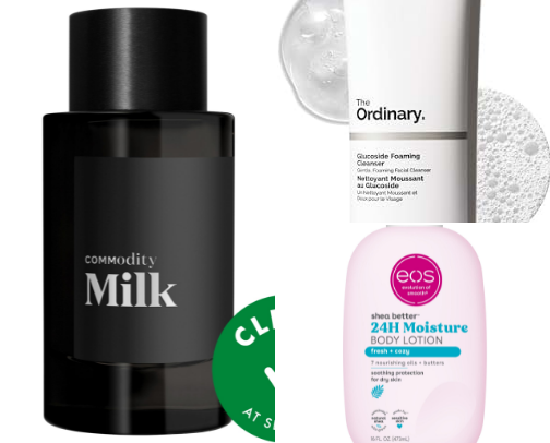Skin Care, Perfumes, and Lotions cover photo collage