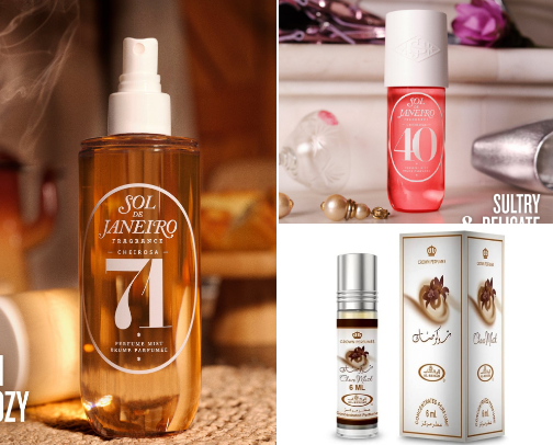 Scents galore cover photo collage