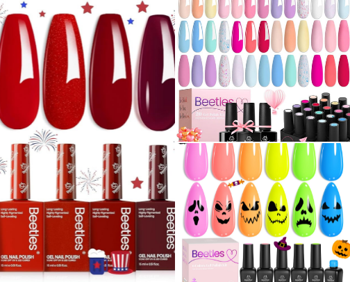 Gel polishes 🎨 cover photo collage