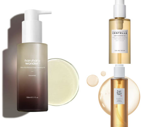 my perfect skincare for acne prone skin 💙 cover photo collage