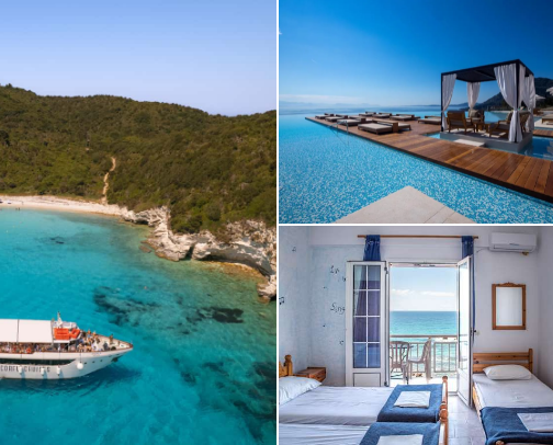Corfu cover photo collage