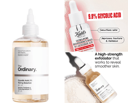 Exfoliants to get a glowy skin (products per skin type) cover photo collage