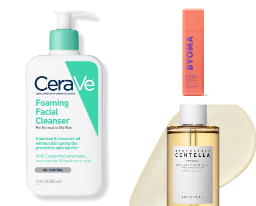 Skincare cover photo collage
