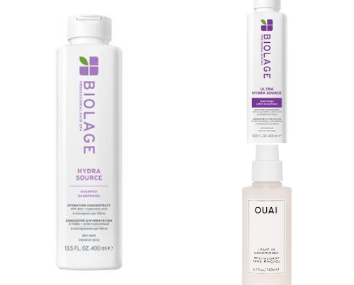Hair products cover photo collage