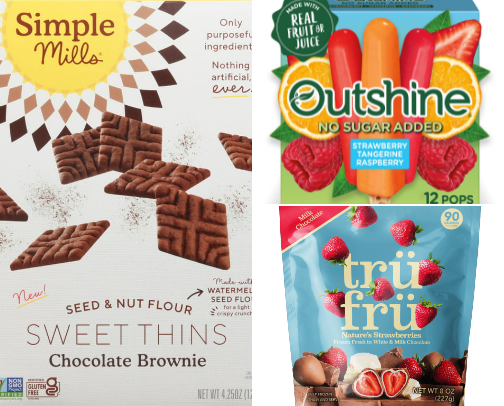 Healthy, clean snacks cover photo collage