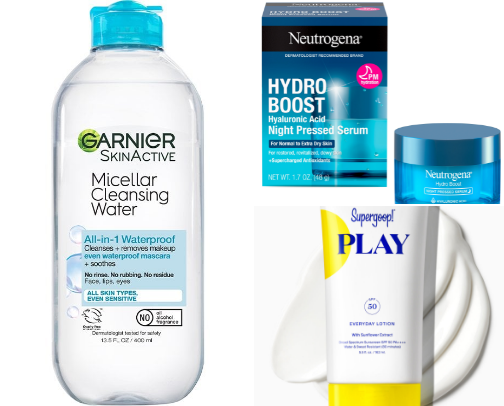 Skin Care For Combination Skin cover photo collage