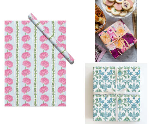 Favorite Floral Gift Wrap cover photo collage