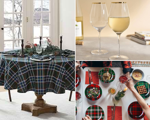 Ralph Lauren Christmas on a Budget cover photo collage