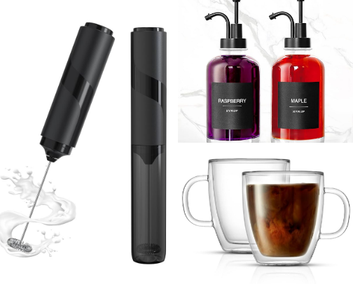 At-Home Bougie Barista Vibes cover photo collage