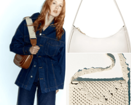 Handbags and purses. Look chic. cover photo collage
