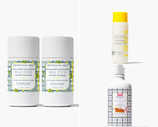 My routine body care in beekman1802 cover photo collage