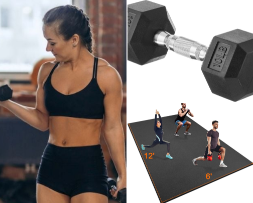 🏅My Simple Home Fitness Routine 🏋️‍♂️ cover photo collage