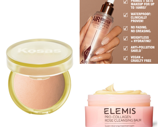 My favorite beauty recs cover photo collage