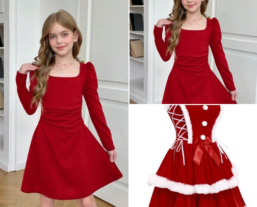 Dress Up Dreams: Adorable Dresses for Girls of All Ages cover photo collage