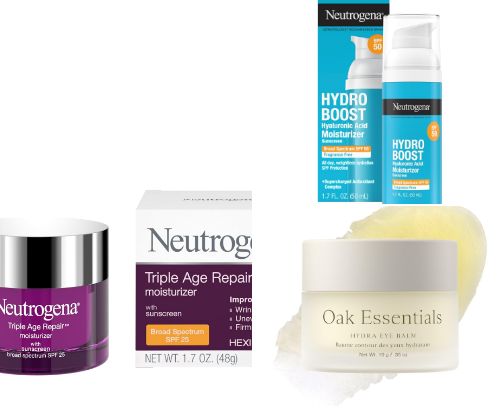 Skin care cover photo collage