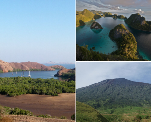 Exploring Indonesia's Natural Beauty cover photo collage