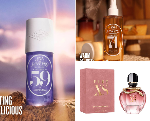 Irresistible scents I swear by💋 cover photo collage