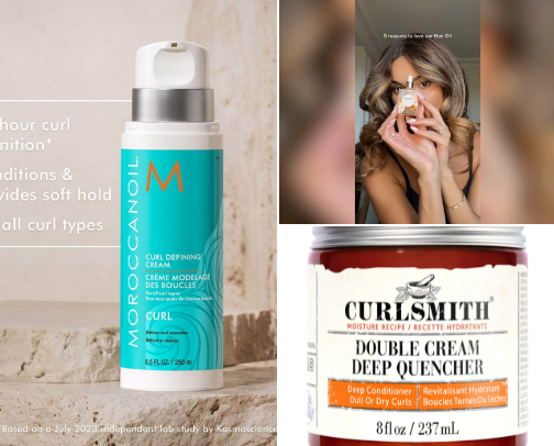 Curls Unleashed: The Ultimate Curly Hair Essentials cover photo collage