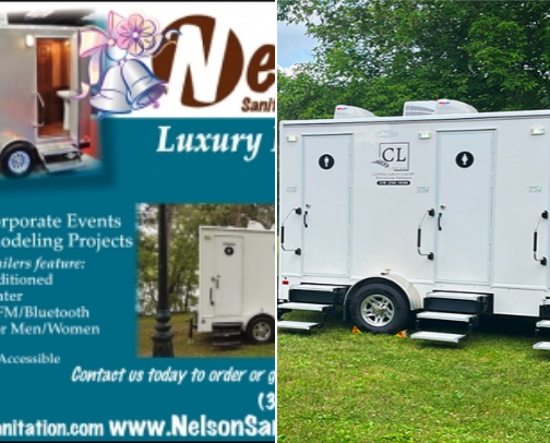 Portable Toilet Rental cover photo collage