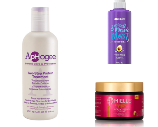 Curly hair must haves cover photo collage