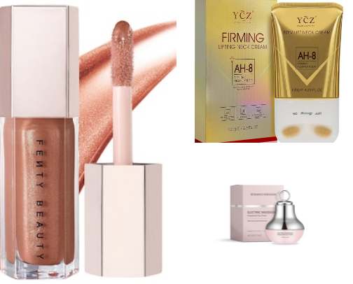 Ageless glow: skin care favorites cover photo collage