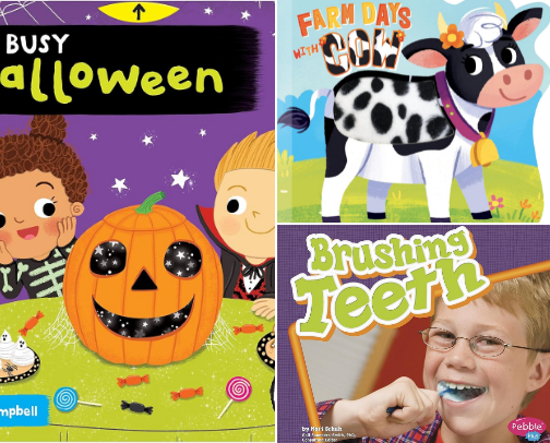 book and toys for baby and kids 🎠📚 cover photo collage