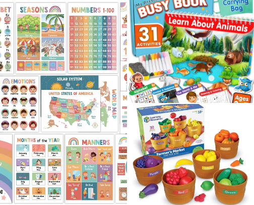 Toddler MUST Haves! cover photo collage