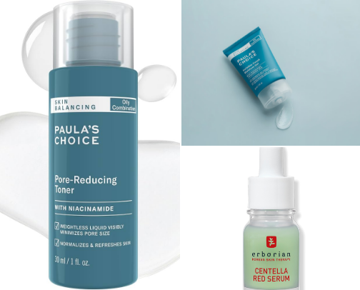 Skincare for oily/kombination skin 🤍 cover photo collage