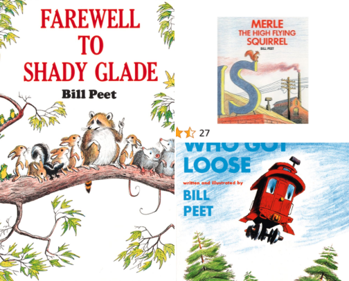 My Dad Would Only Read Bill Peet Books to me — These are my favorites cover photo collage