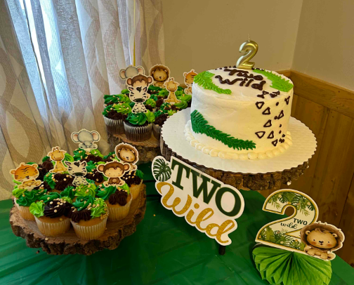 Two Wild Themed Birthday!! cover photo collage