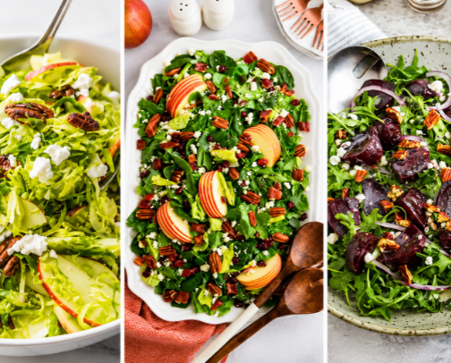 20 Yum Fall Salads That Make Lettuce Feel Like The Least Interesting Part cover photo collage
