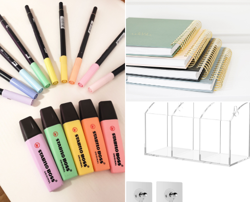🎒 School must-haves cover photo collage