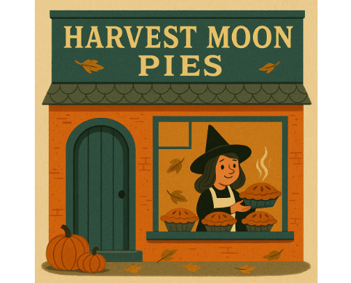 Witch City: Harvest Moon Pies cover photo collage
