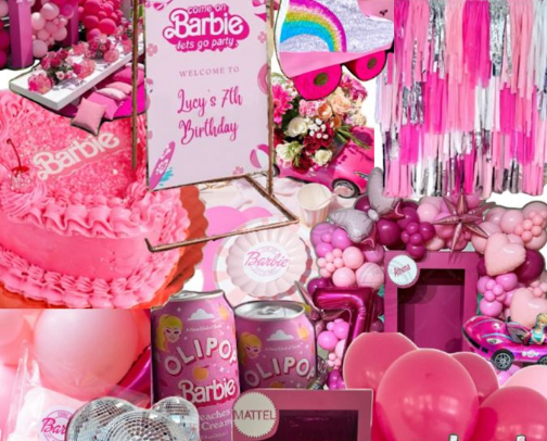 Barbie Dream Night Party cover photo collage