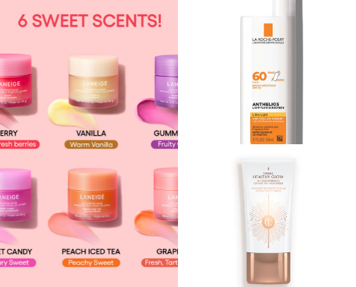 My favorite beauty recs cover photo collage