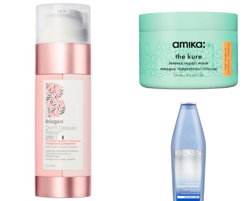 Product for bleached damaged hair <3 cover photo collage