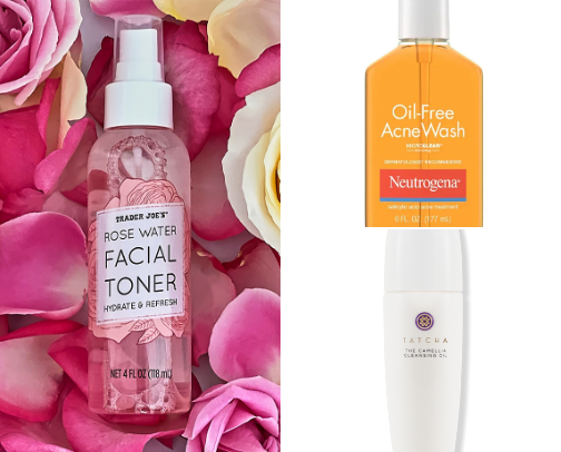 Skincare for Acne Prone Skin cover photo collage