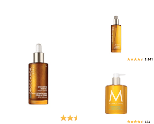 moroccanoil restock products cover photo collage