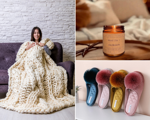 Etsy Cozy Girl Winter Warm-Up Kit cover photo collage