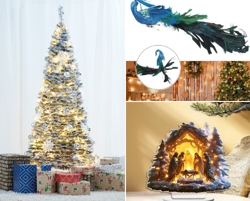 Christmas decor🎄 cover photo collage