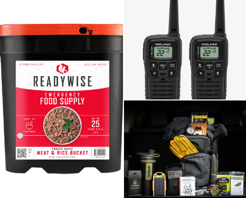 Survival Equipment cover photo collage