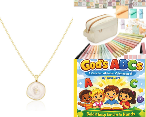 My Favorite Faith Finds cover photo collage