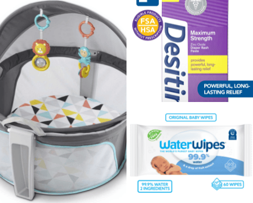 Travel essentials for infants cover photo collage