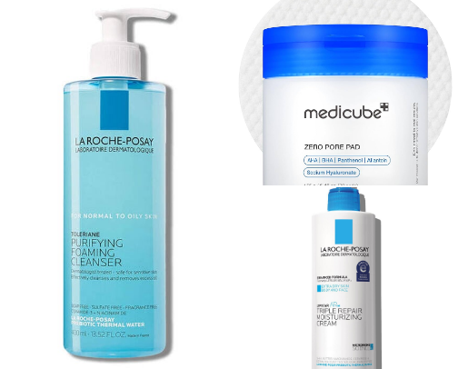 my skin care routine cover photo collage